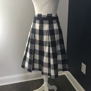 A-line Gingham Skirt